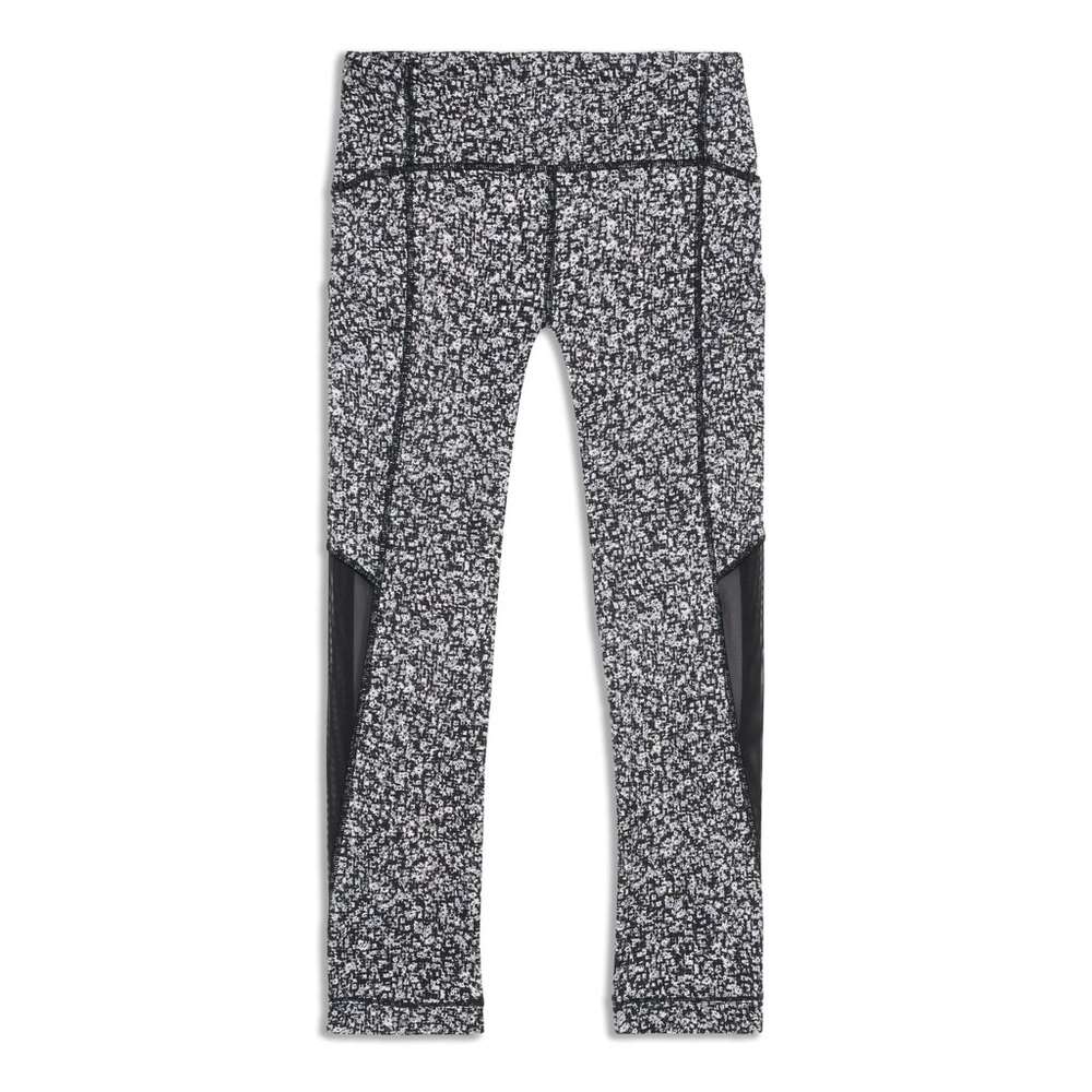 Women’s Lululemon Daisy Dust White Sole Training Crop 21” Leggings; Size 5